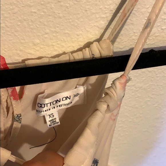 Light pink with darker pink roses maxi dress - Picture 4 of 5